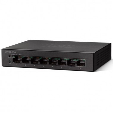 Коммутатор Cisco CatalystSB SF110D-08HP-EU