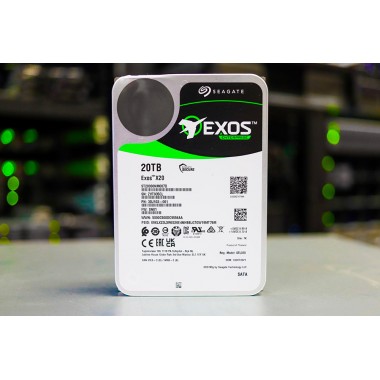 Жесткий диск SEAGATE Exos X20 20TB, SAS 12Gb/s, 7200rpm, ST20000NM002D